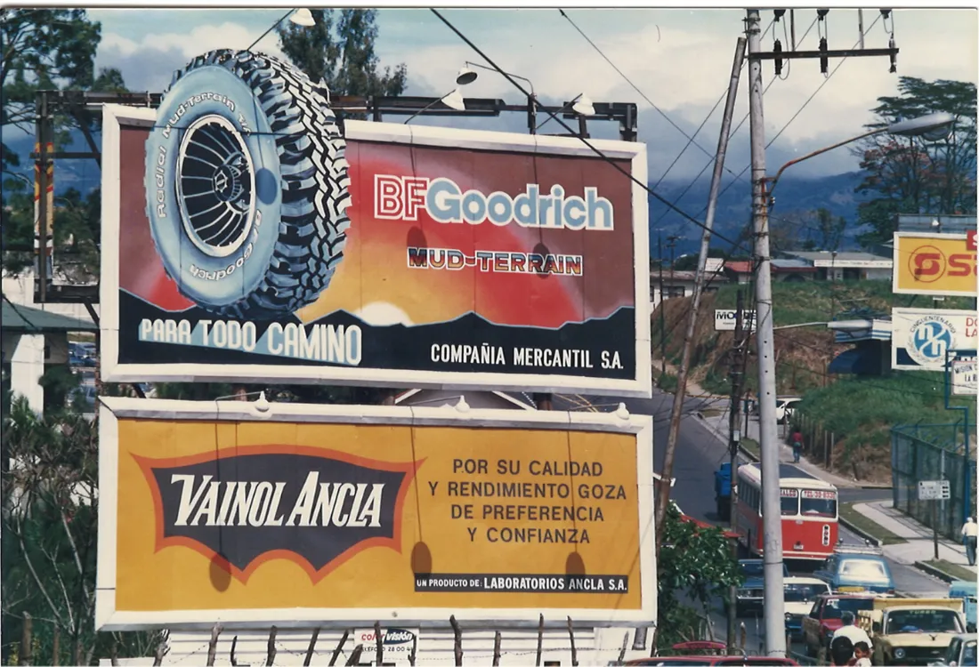 Archivo histórico de Color Visión — publicidad exterior en Costa Rica
