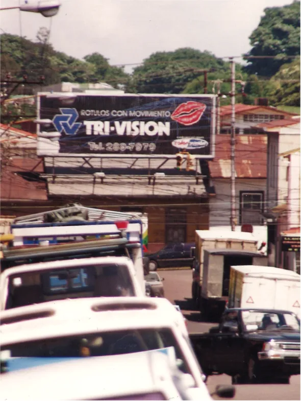 Archivo histórico de Color Visión — publicidad exterior en Costa Rica